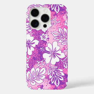 Coque iPhone 16 Pro Pua Aloha Hawaiian Heart Formé Hibiscus rose