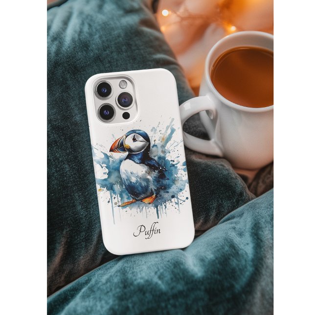 Coques Case-Mate iPhone Puffin Splash, personnalisé (Créateur téléchargé)