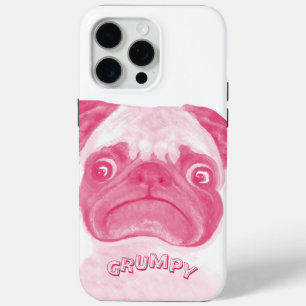 Coque Case-Mate iPhone Puggy PINK Grumpy personnalisée