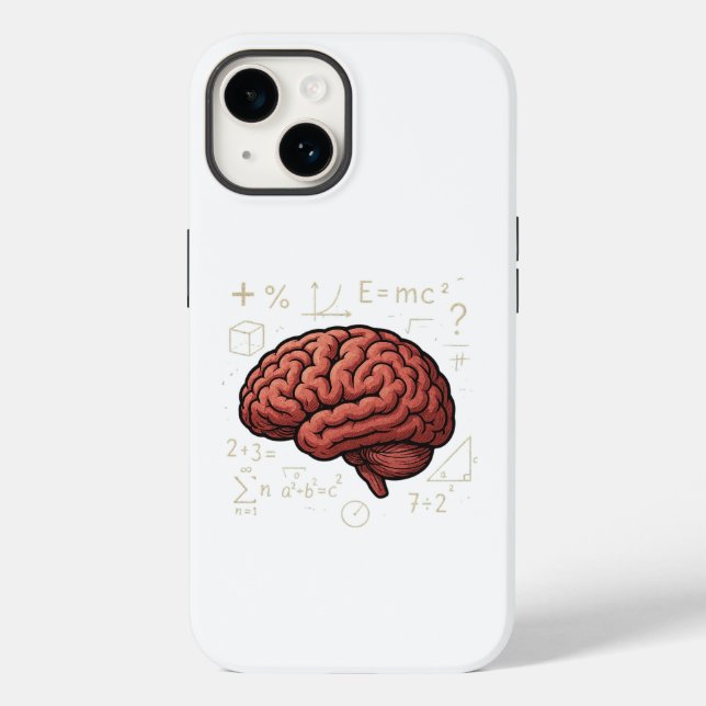 Coques Case-Mate iPhone Puissance cérébrale (Verso)