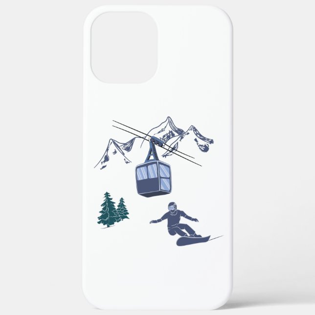 Coques Case-Mate iPhone Puissance du snowboard pour le peuple Station de s (Verso)