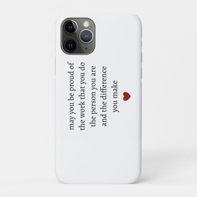 Coques Case-Mate iPhone puissiez-vous être fier du travail que vous faites (Dos)