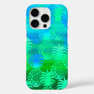 Coque iPhone 16 Pro Pukana Hawaiian Pineappa Sunset Blend Lime
