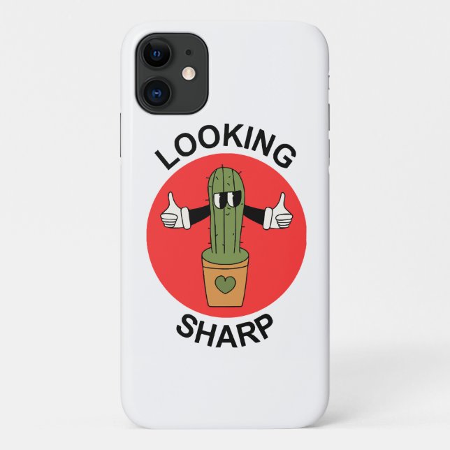 Coques Case-Mate iPhone Pun de cactus qui en jette (Dos)