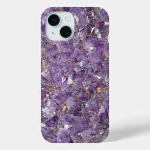 Coque Case-Mate iPhone Purple Amethyst Gemstone Personnalisé