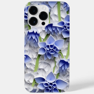COQUE Case-Mate iPhone PURPLE BLUE BLANC PAPIER 3D LOIN BLUEBELLS