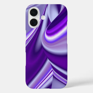 Coque Pour iPhone 16 Purple Dream, Imaginaire Abstrait Rainbow-Art