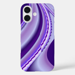 Coque Pour iPhone 16 Purple Dream, Imaginaire Abstrait Rainbow-Art