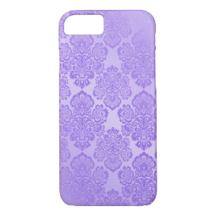 Coque Case-Mate iPhone Purple Elegant Damask