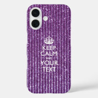 Purple Glamor Restez Calme Ayez Votre Texte