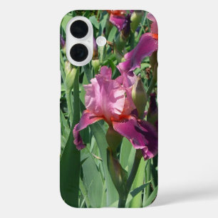Coque Pour iPhone 16 Purple Irises Printemps Floral