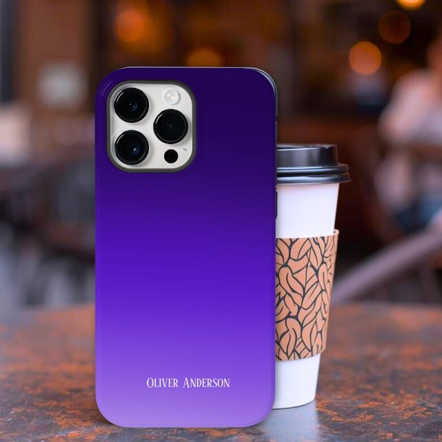Coques Case-Mate iPhone Purple minimaliste (Minimalist Purple Case-Mate iPhone Case)