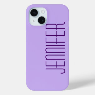 Coque Case-Mate iPhone Purple, Minimaliste, Nom Jumbo