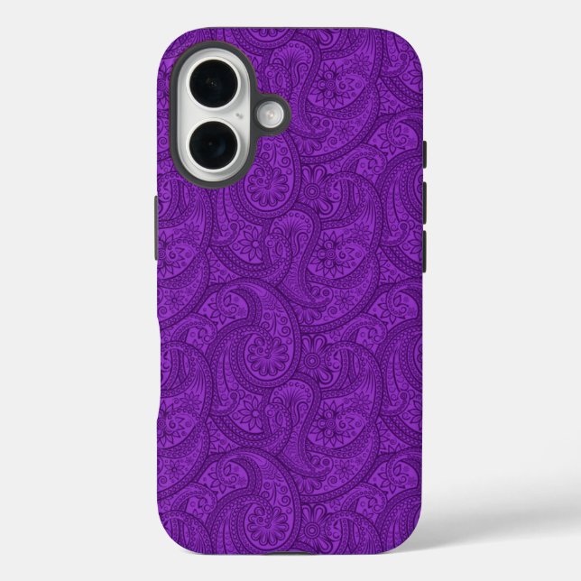 Coques Case-Mate iPhone Purple Paisley (Verso)