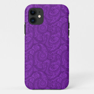 Coques Pour iPhone Purple Paisley