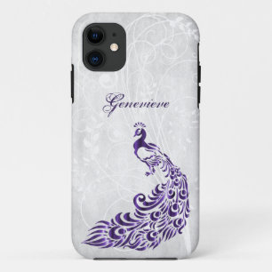 Case-Mate iPhone Case Purple Peacock Coque-coque iphone personnalisé
