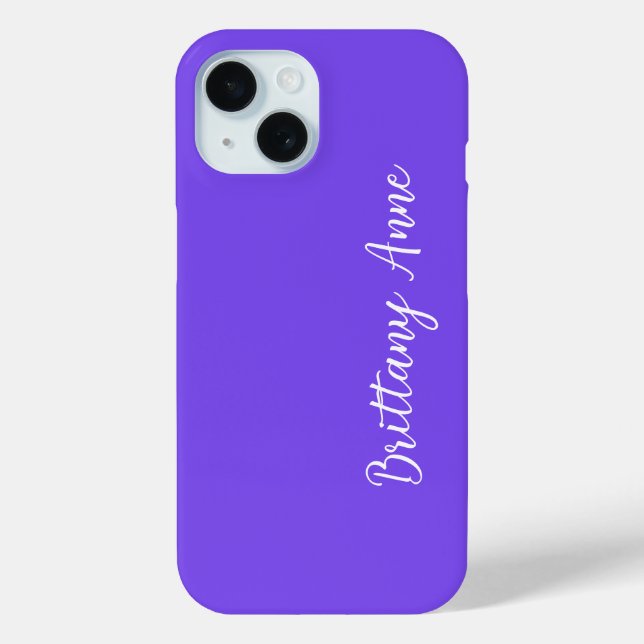 Coques Case-Mate iPhone Purple personnalisé (Verso)