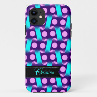 Coque iPhone 11 Purple rose moderne motif iPhone 5 Coque-mate