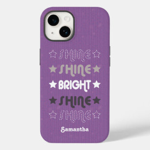 Coque Case-Mate iPhone Purple Shine. Brille. Lumineux. Brille. Brille.