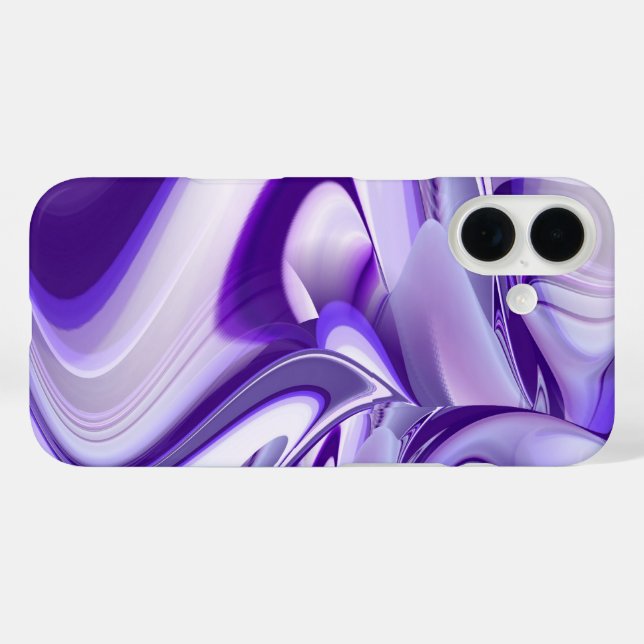 Coques Case-Mate iPhone Purple Snow Dream, Imaginaire Abstrait Rainbow-Art (Verso (horizontal))