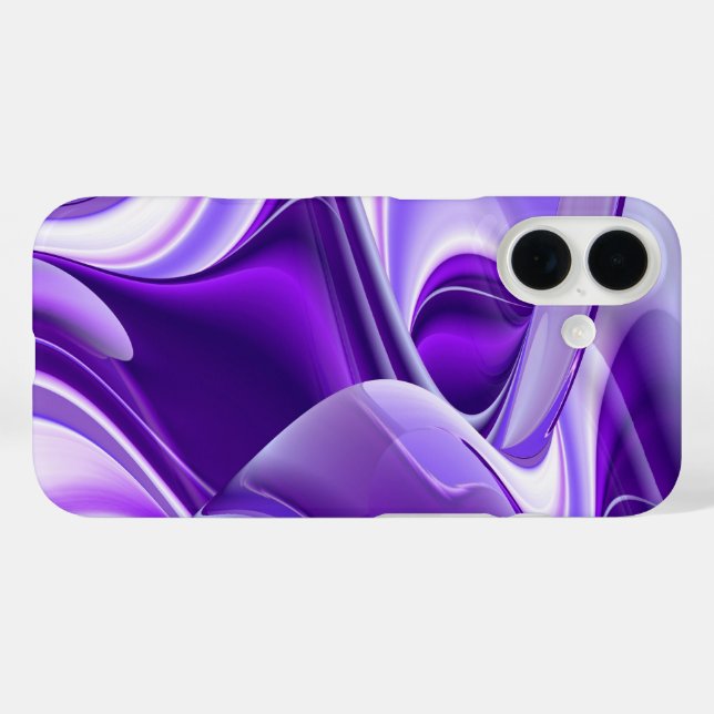 Coques Case-Mate iPhone Purple Snow Dream, Imaginaire Abstrait Rainbow-Art (Verso (horizontal))