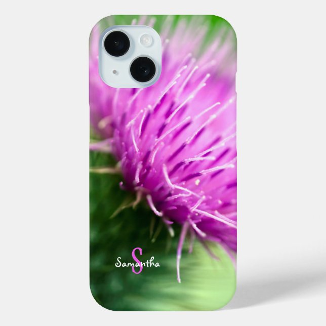 Coques Case-Mate iPhone Purple Thistle Phone case (Verso)