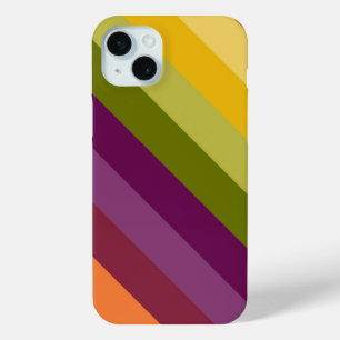 COQUE Case-Mate iPhone PURPLE VERT ORANGE JAUNE STRIPES