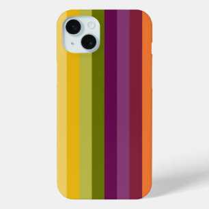 COQUE Case-Mate iPhone PURPLE VERT ORANGE JAUNE STRIPES