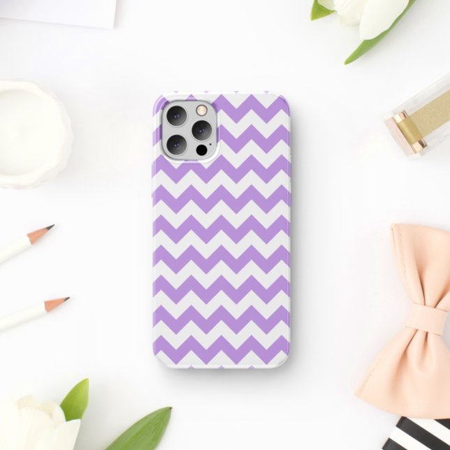 Coques Case-Mate iPhone Purple Zigzag, Purple Chevron, Motif géométrique (Créateur téléchargé)