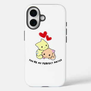 Coque Pour iPhone 16 Purr-fect Valentine
