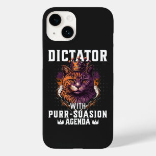 Coque Case-Mate iPhone Pursuasion Agenda Funny Bossy Cat