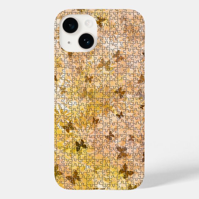 Coques Case-Mate iPhone Puzzle Papillons et marguerites par Shirley Taylor (Verso)