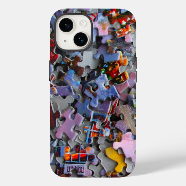 Coques Case-Mate iPhone Puzzle pieces de Jigsaw (Verso)
