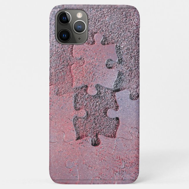 Coques Case-Mate iPhone Puzzle rose pour le mois de Sensibilisation sur l' (Dos)