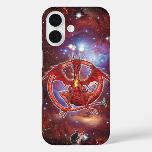 Coque Pour iPhone 16 Pyrope Dragon Cosmique Coque-coque iphone Mate