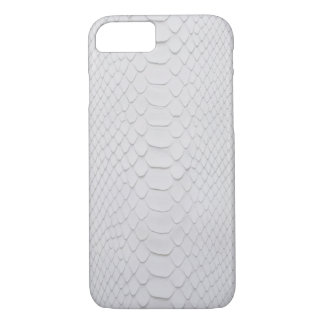 Coque iPhone 7 Python blanc