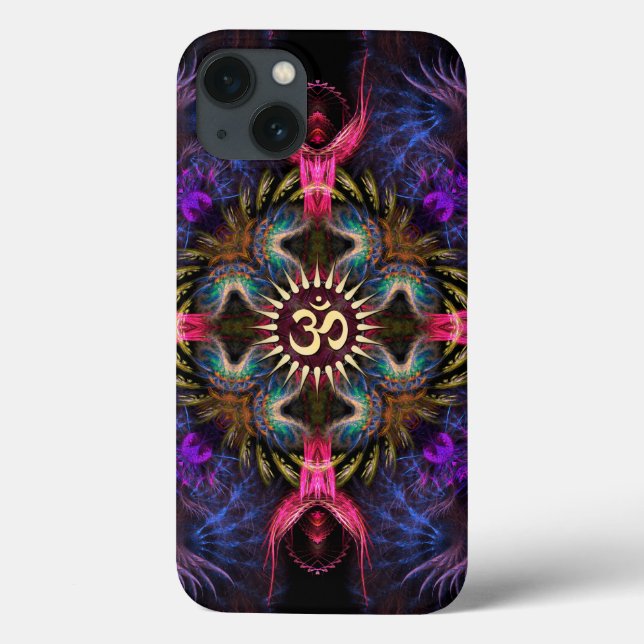 Coques Case-Mate iPhone Quadra Anges Art Fractal Aum  (Verso)
