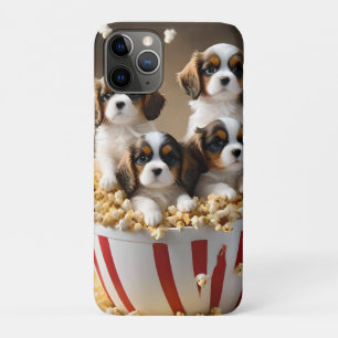 Case-Mate iPhone Case Quads Cavalier Espagnol Chipies Dans Le Popcorn,