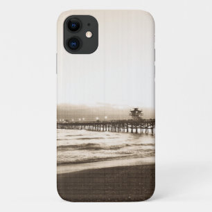 Case-Mate iPhone Case quai de San Clemete photo vintage de la plage Cali