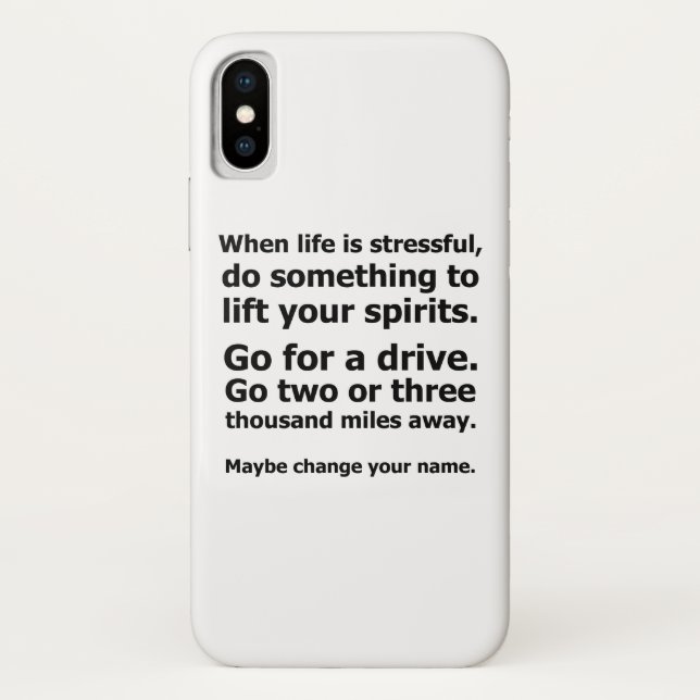 Coques Case-Mate iPhone Quand la vie est stressante (Dos)