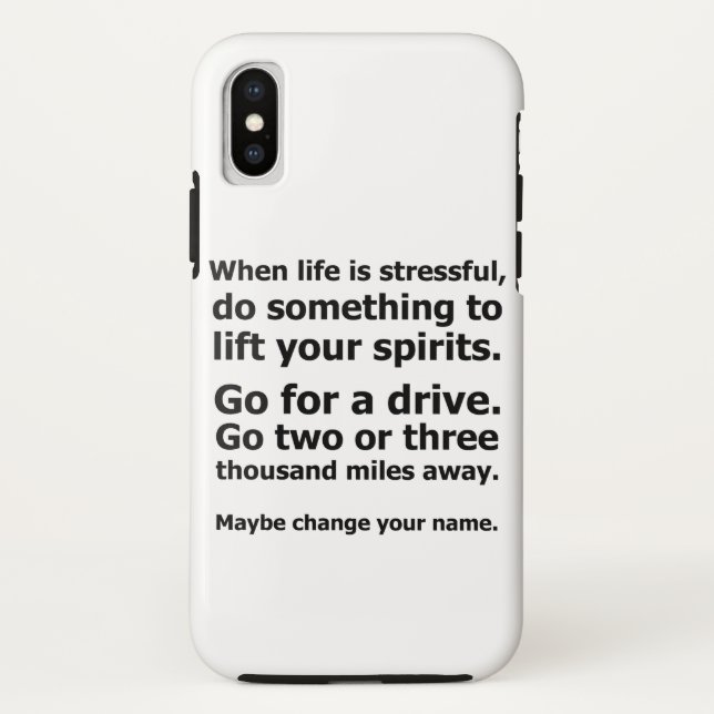 Coques Case-Mate iPhone Quand la vie est stressante (Dos)