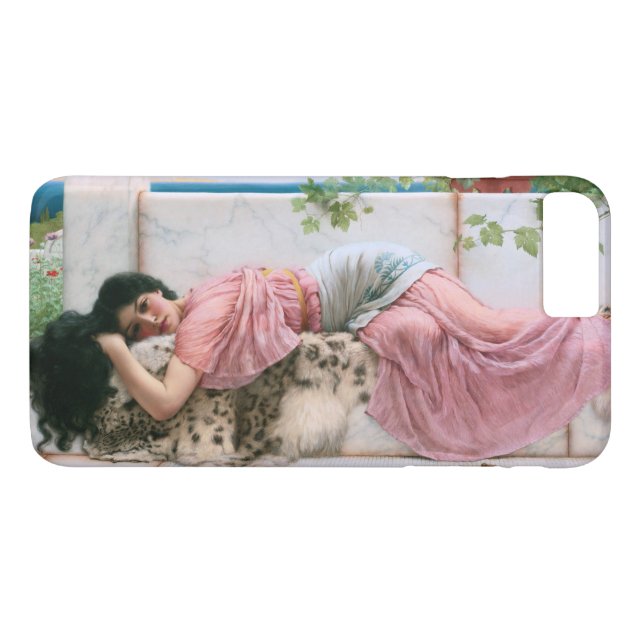 Coques Case-Mate iPhone Quand le coeur est jeune par John William Godward (Dos (Horizontal))