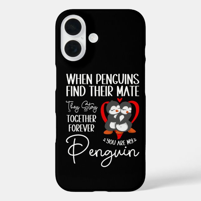Coques Case-Mate iPhone Quand les manchots trouvent leur conjoint, ils res (Verso)