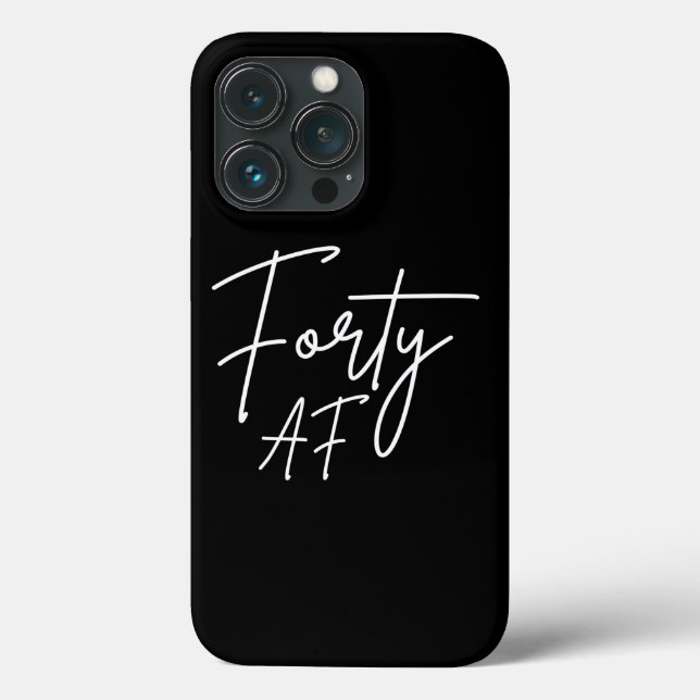 Coques Case-Mate iPhone Quarante ans grave - Cadeau d'anniversaire (Verso)