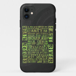Coques Pour iPhone Quartiers de New York Vert
