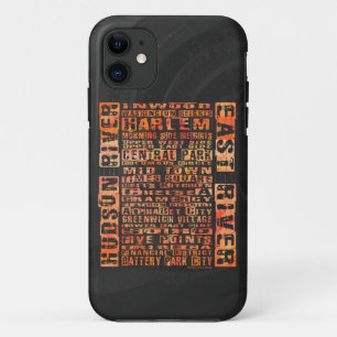 Coques Pour iPhone Quartiers de NYC Orange