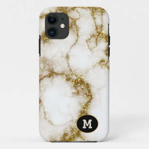 Case-Mate iPhone Case Quarts Modernes & Cristal de Pierre doré Personnal