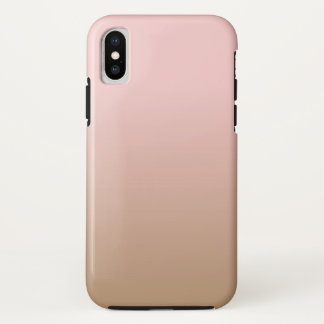 Case-Mate iPhone Case Quartz rose et brun glacé de rose d'Ombre de café