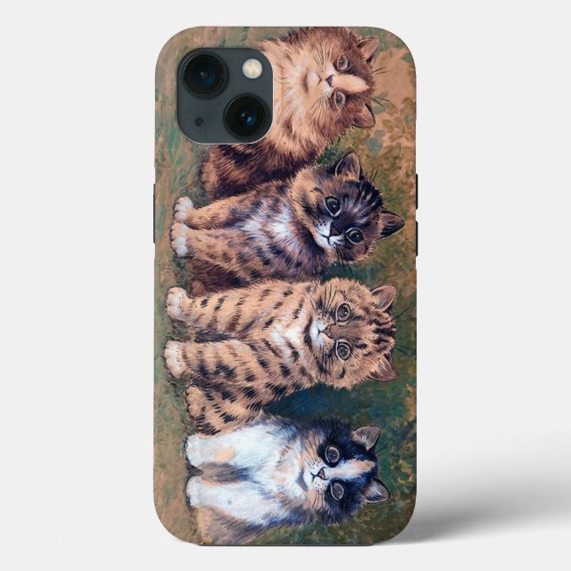 Coques Case-Mate iPhone Quatre chatons, Louis Wain (Verso)