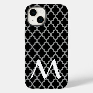 Coque Case-Mate iPhone Quatrefoil Black Marocain Moods